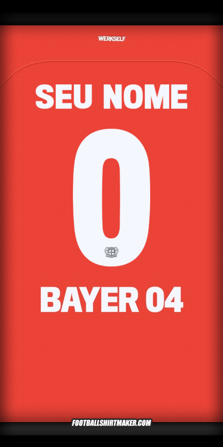 Camisa Bayer 04 Leverkusen Cup 2024/2025 -  seu nome - 0