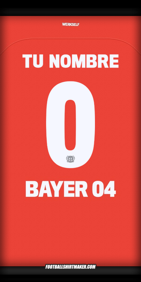 Camiseta Bayer 04 Leverkusen Cup 2024/2025 -  tu nombre - 0