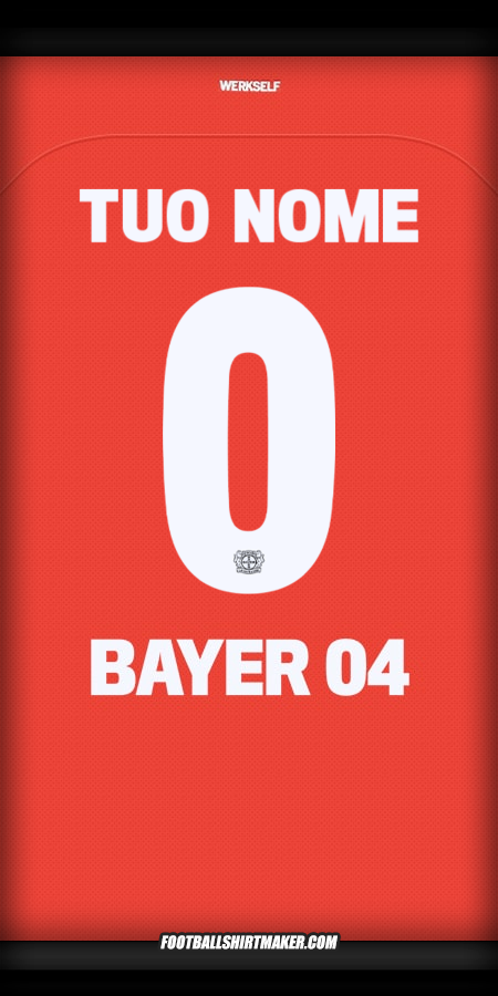 Maglia Bayer 04 Leverkusen 2024/2025 Cup -  tuo nome - 0