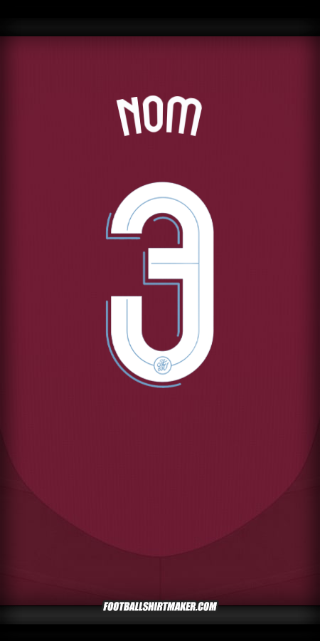 Maillot Aston Villa FC Cup 2024/2025 -  nom - 3
