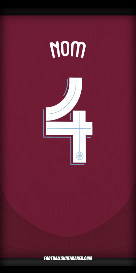 Maillot Aston Villa FC Cup 2024/2025 -  nom - 4