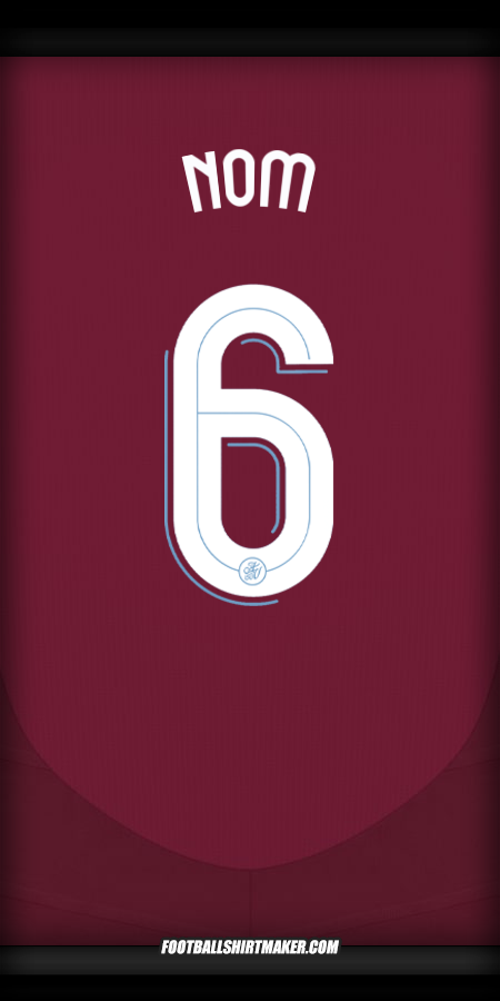 Maillot Aston Villa FC Cup 2024/2025 -  nom - 6