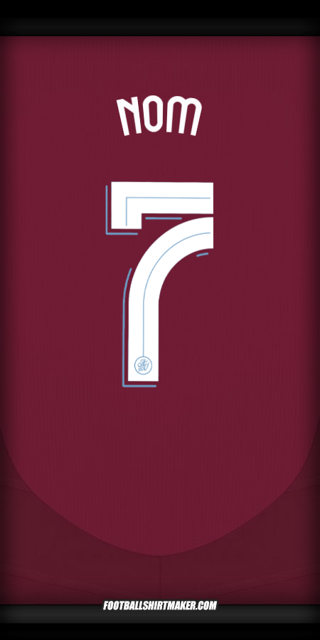 Maillot Aston Villa FC Cup 2024/2025 -  nom - 7