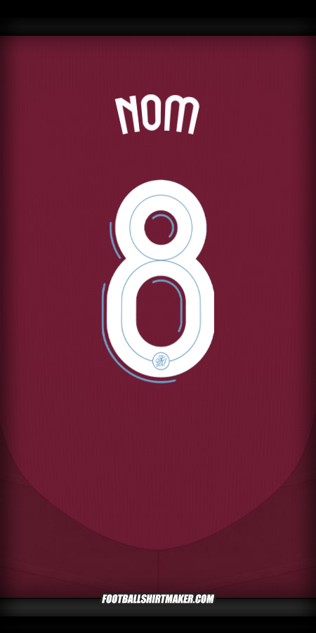 Maillot Aston Villa FC Cup 2024/2025 -  nom - 8