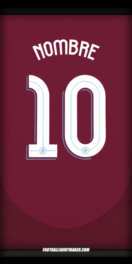 Jersey Aston Villa FC Cup 2024/2025 -  nombre - 10