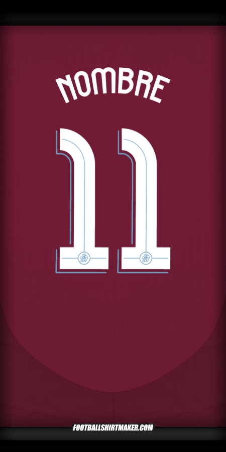 Jersey Aston Villa FC Cup 2024/2025 -  nombre - 11