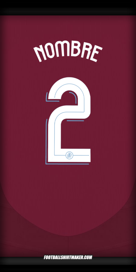 Jersey Aston Villa FC Cup 2024/2025 -  nombre - 2
