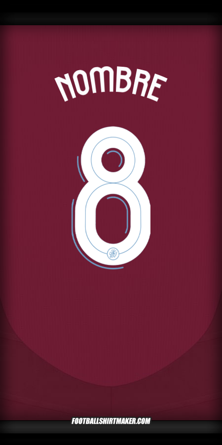Jersey Aston Villa FC Cup 2024/2025 -  nombre - 8