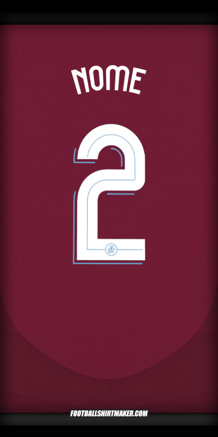 Camisola Aston Villa FC Cup 2024/2025 -  nome - 2