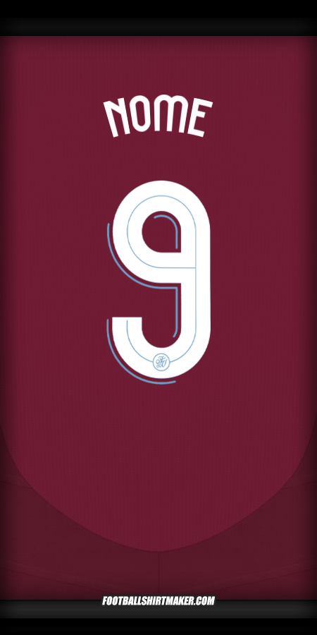 Maglia Aston Villa FC Cup 2024/2025 -  nome - 9