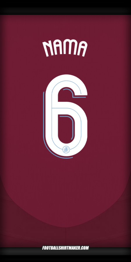 Jersey Aston Villa FC Cup 2024/2025 -  nama - 6