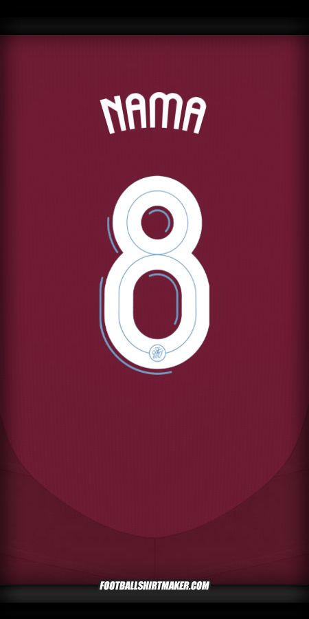 Jersey Aston Villa FC Cup 2024/2025 -  nama - 8
