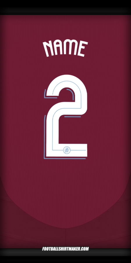 Trikot Aston Villa FC Cup 2024/2025 -  name - 2