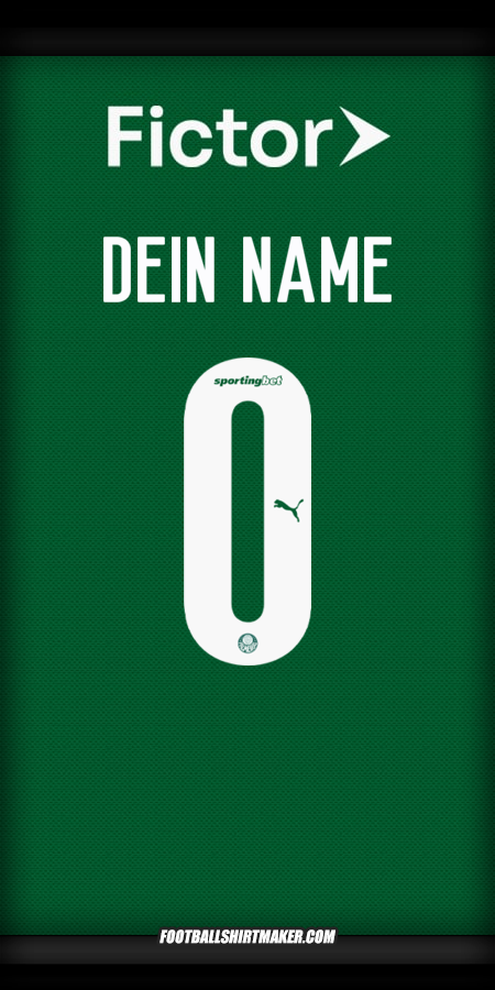 Trikot Palmeiras 2025 -  dein name - 0