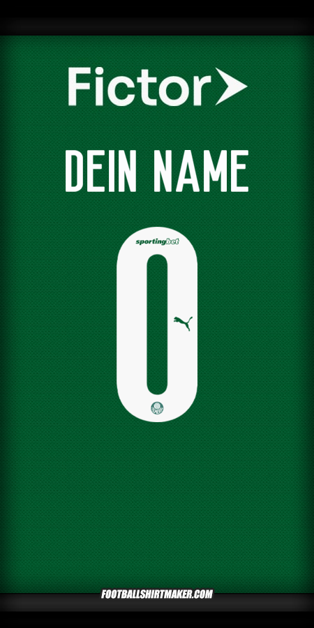 Trikot Palmeiras 2025 -  dein name - 0