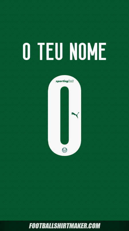 Camisola Palmeiras 2025 -  o teu nome - 0
