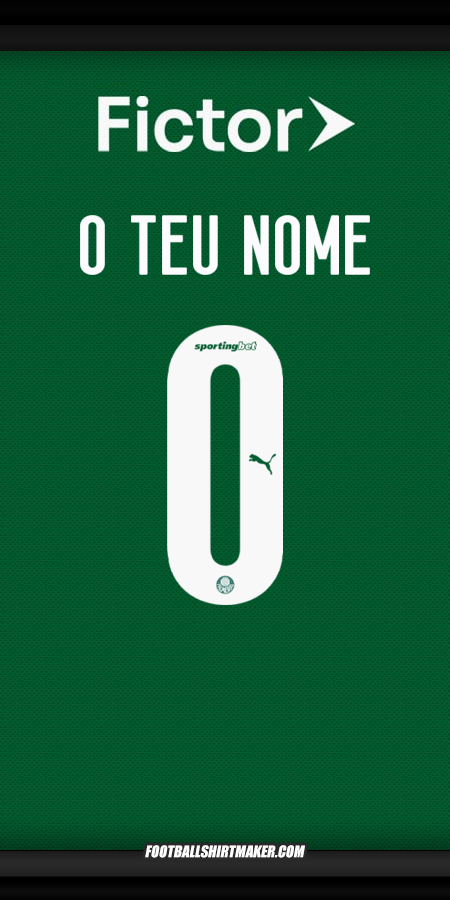 Camisola Palmeiras 2025 -  o teu nome - 0
