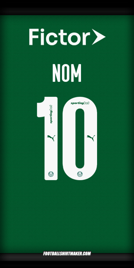 Maillot Palmeiras 2025 -  nom - 10