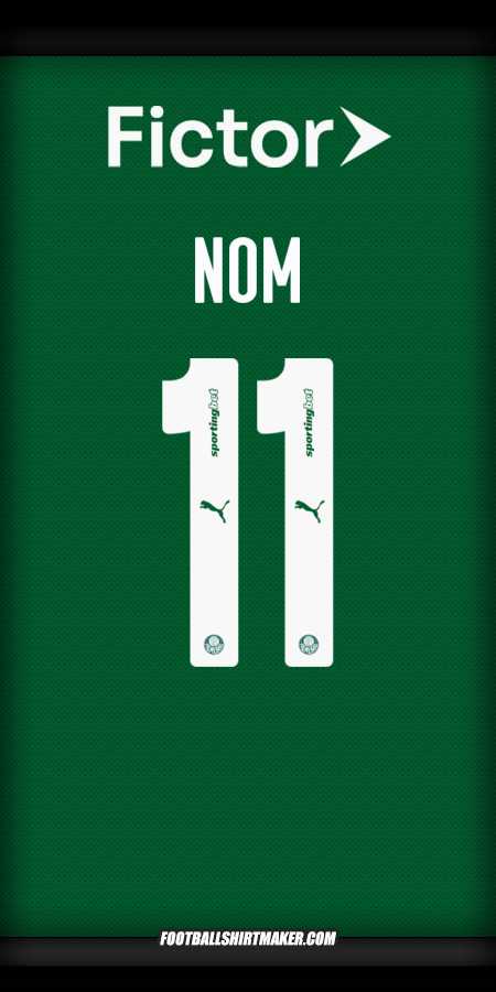 Maillot Palmeiras 2025 -  nom - 11