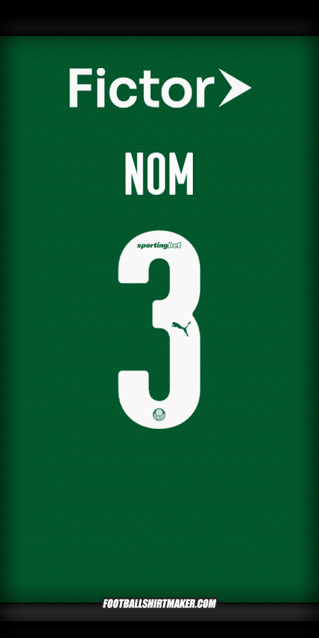 Maillot Palmeiras 2025 -  nom - 3