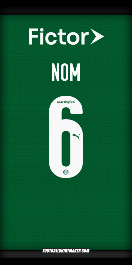 Maillot Palmeiras 2025 -  nom - 6