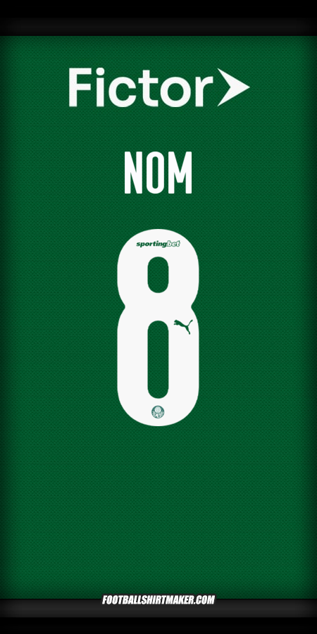Maillot Palmeiras 2025 -  nom - 8