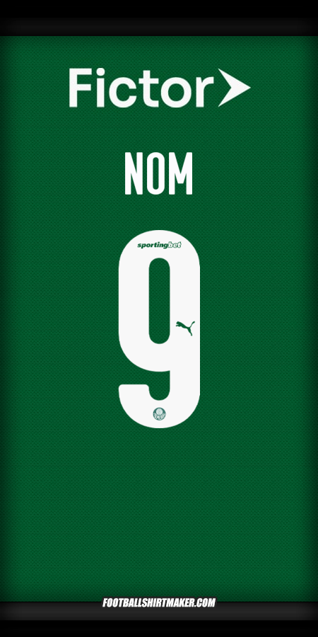 Maillot Palmeiras 2025 -  nom - 9