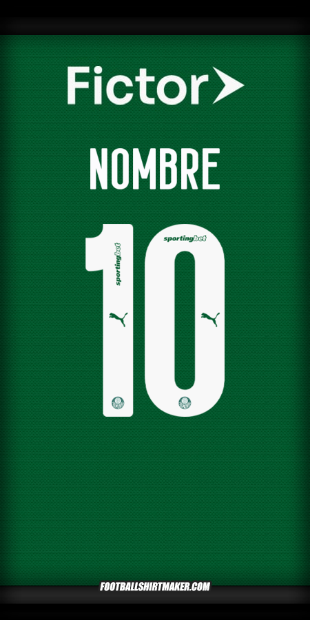 Jersey Palmeiras 2025 -  nombre - 10