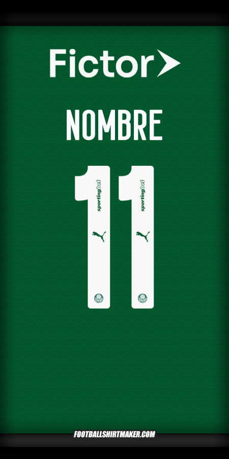 Camiseta Palmeiras 2025 -  nombre - 11