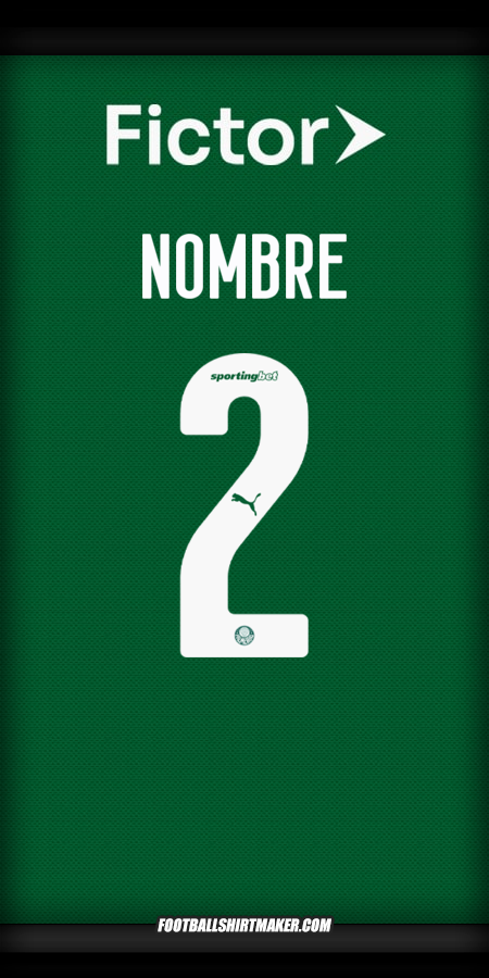 Camiseta Palmeiras 2025 -  nombre - 2