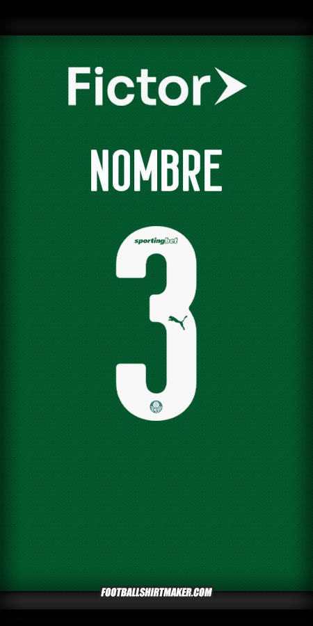 Jersey Palmeiras 2025 -  nombre - 3