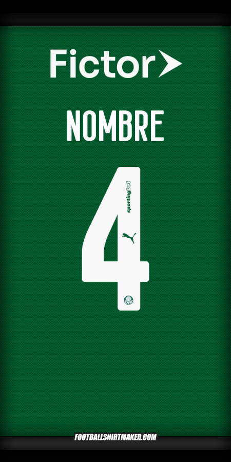 Camiseta Palmeiras 2025 -  nombre - 4
