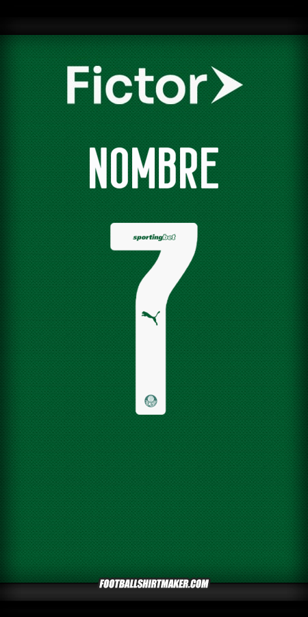 Camiseta Palmeiras 2025 -  nombre - 7