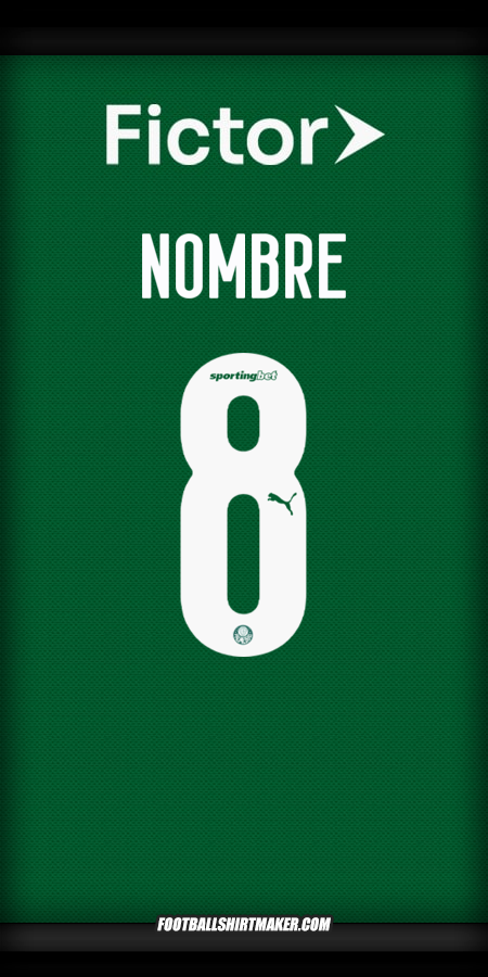 Jersey Palmeiras 2025 -  nombre - 8