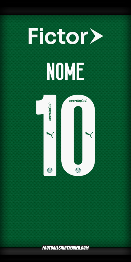 Camisa Palmeiras 2025 -  nome - 10