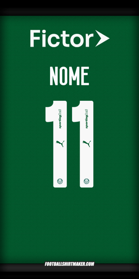 Camisola Palmeiras 2025 -  nome - 11