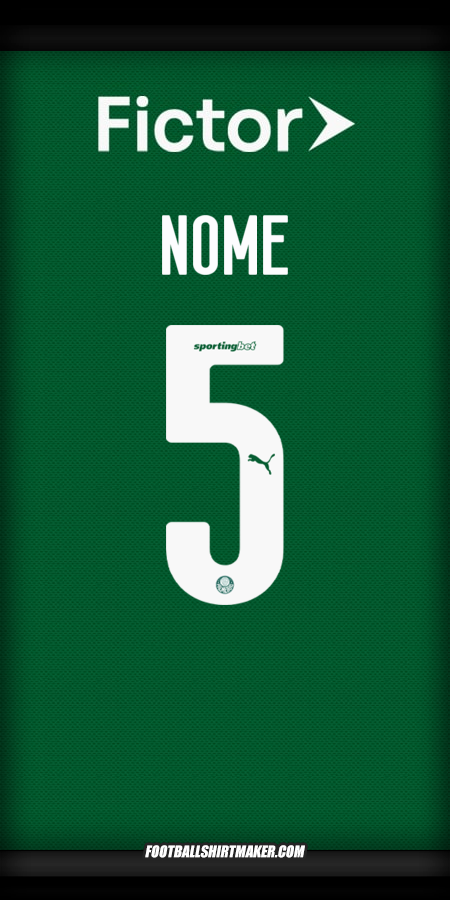 Camisola Palmeiras 2025 -  nome - 5