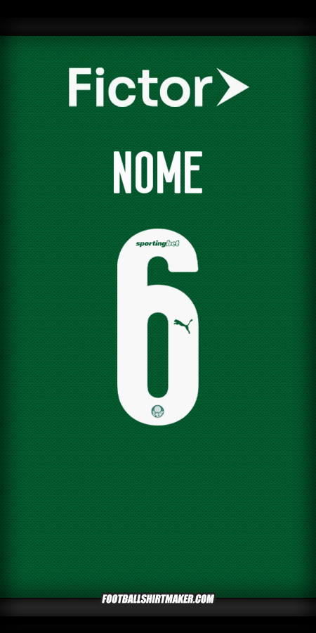 Camisola Palmeiras 2025 -  nome - 6
