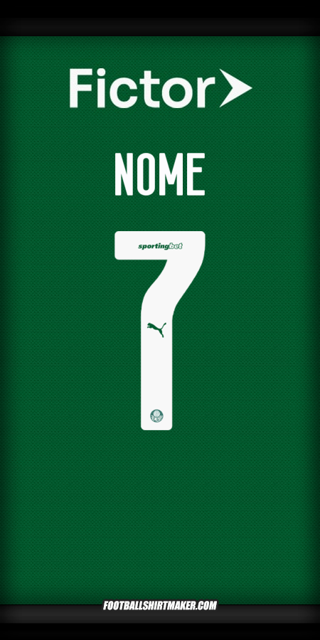 Camisola Palmeiras 2025 -  nome - 7
