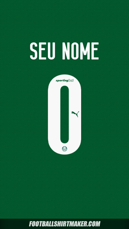 Camisa Palmeiras 2025 -  seu nome - 0
