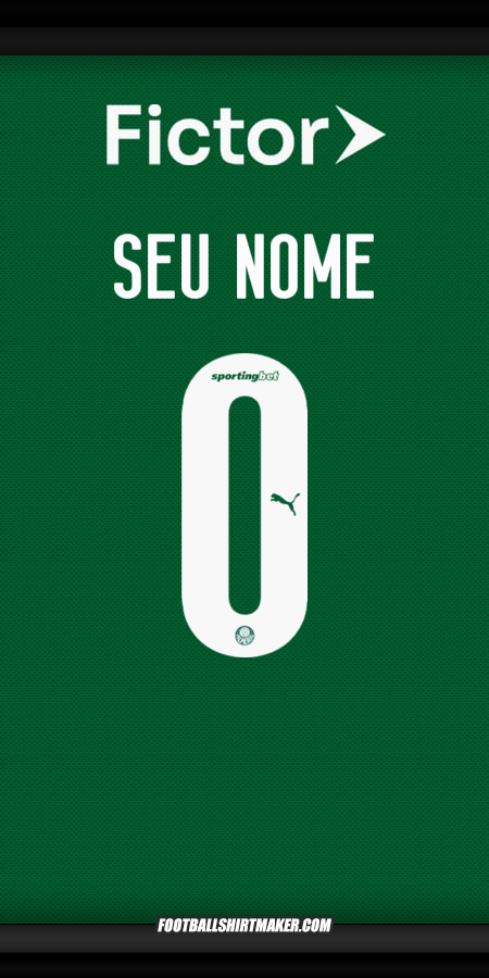 Camisa Palmeiras 2025 -  seu nome - 0