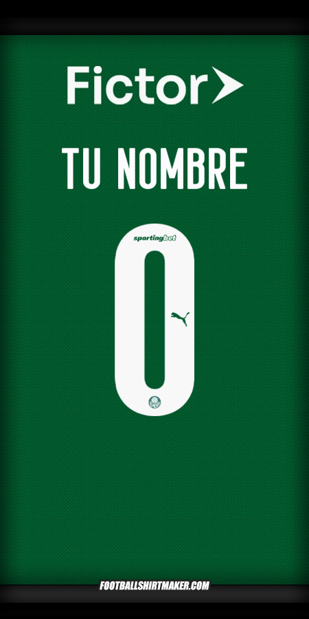 Camiseta Palmeiras 2025 -  tu nombre - 0
