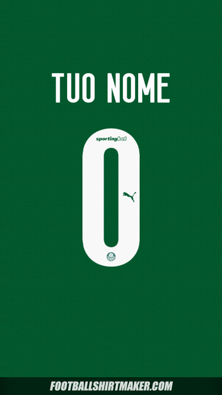 Maglia Palmeiras 2025 -  tuo nome - 0