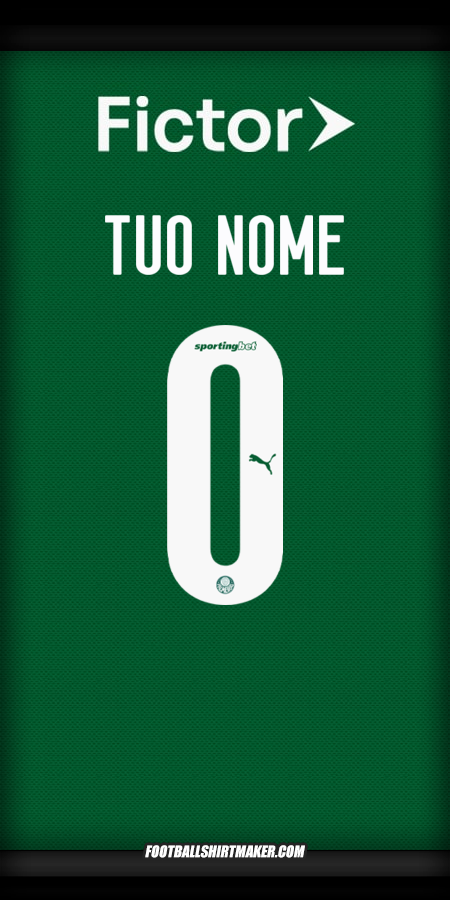 Maglia Palmeiras 2025 -  tuo nome - 0