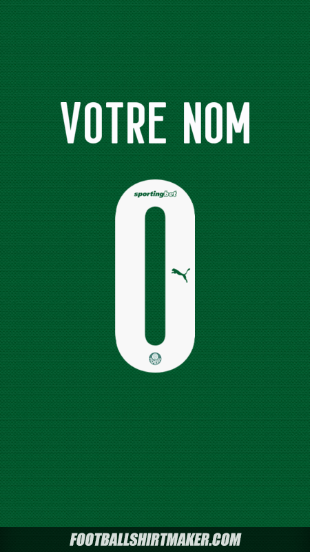 Maillot Palmeiras 2025 -  votre nom - 0