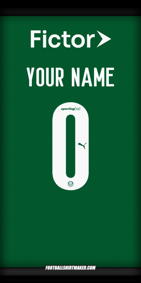 Jersey Palmeiras 2025 -  your name - 0