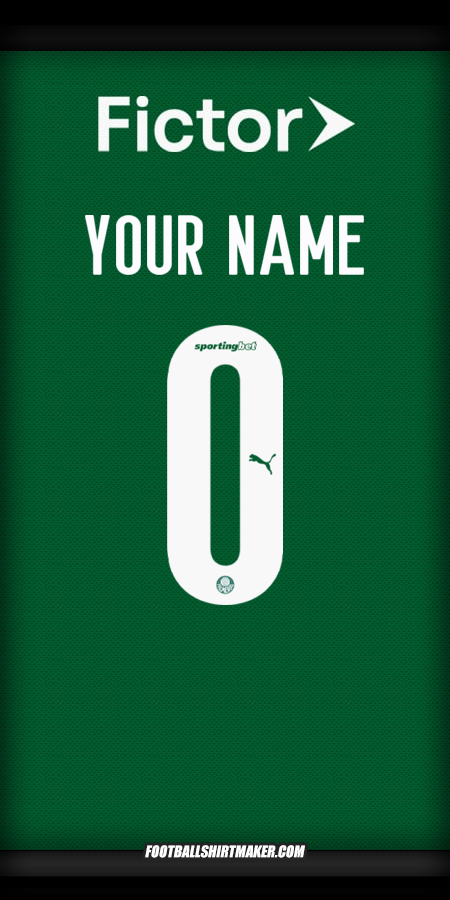 Jersey Palmeiras 2025 -  your name - 0