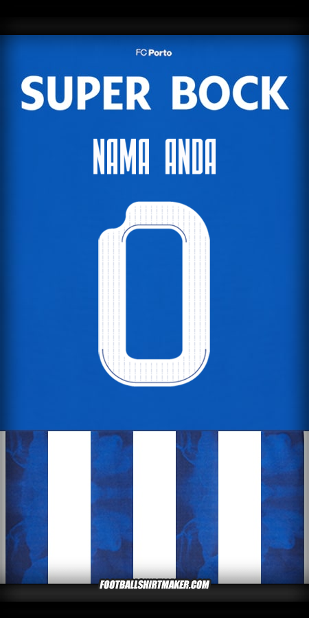 Jersey FC Porto Cup 2024/2025 -  nama anda - 0