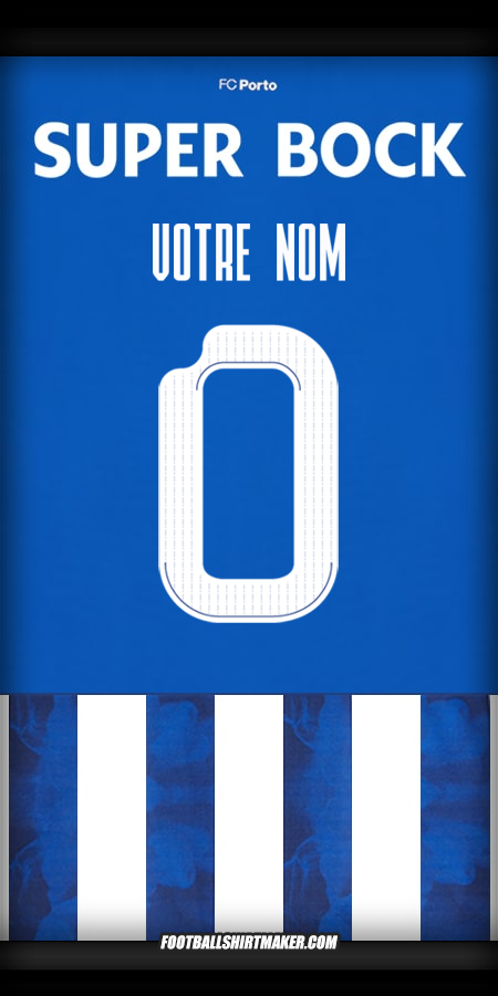 Maillot FC Porto Cup 2024/2025 -  votre nom - 0
