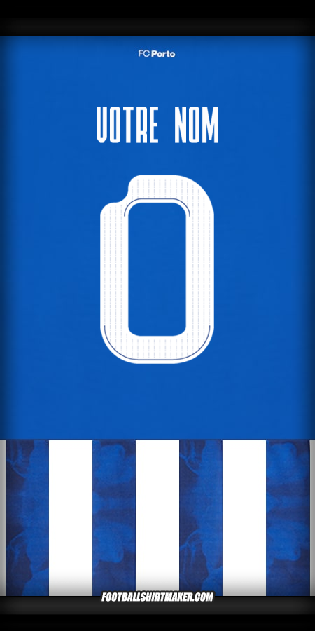 Maillot FC Porto 2024/2025 UEL -  votre nom - 0